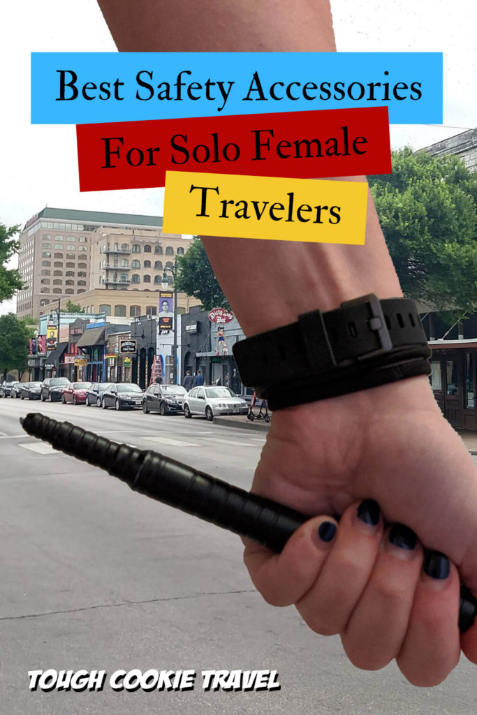Travel Safety Accessories | Looking for anti-theft travel gadgets? Check out my list of must have travel essentials for women - including wallets, money belts, pouches, hidden pockets, locks, trackers, and self-defense tools - that will keep you and your belongings safer and more secure wherever you go. #travelaccessories #travelessentials #safetravel