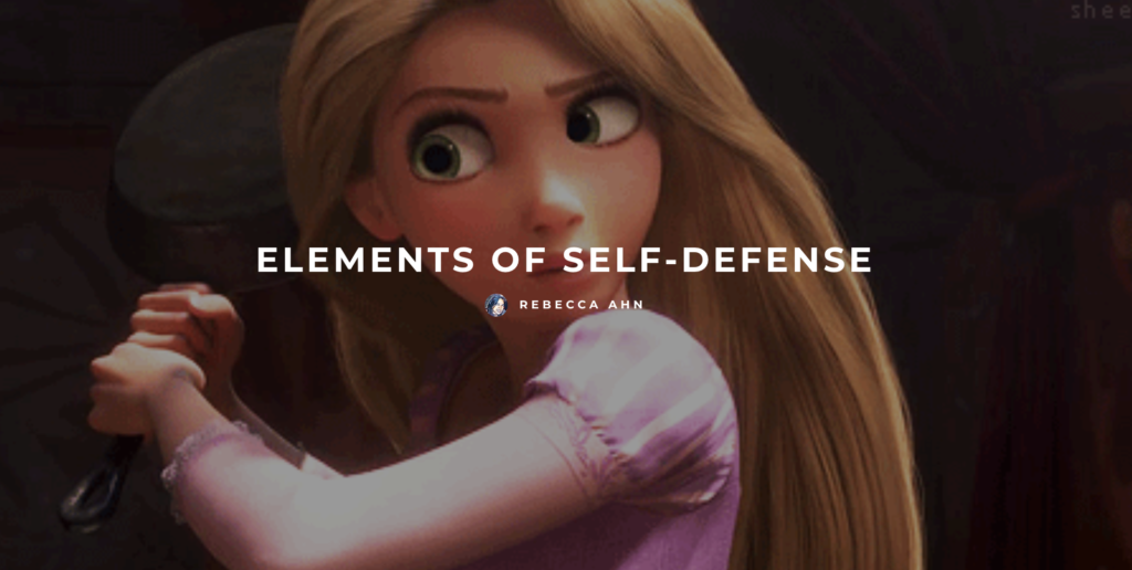 4 elements of self defense