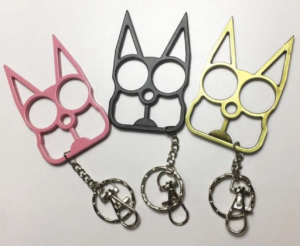 Click to buy cat self defense keychains from The Kitty Keychain