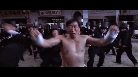 Watch Kung Fu Hustle on Amazon for Kung Fu self defense martial arts moves