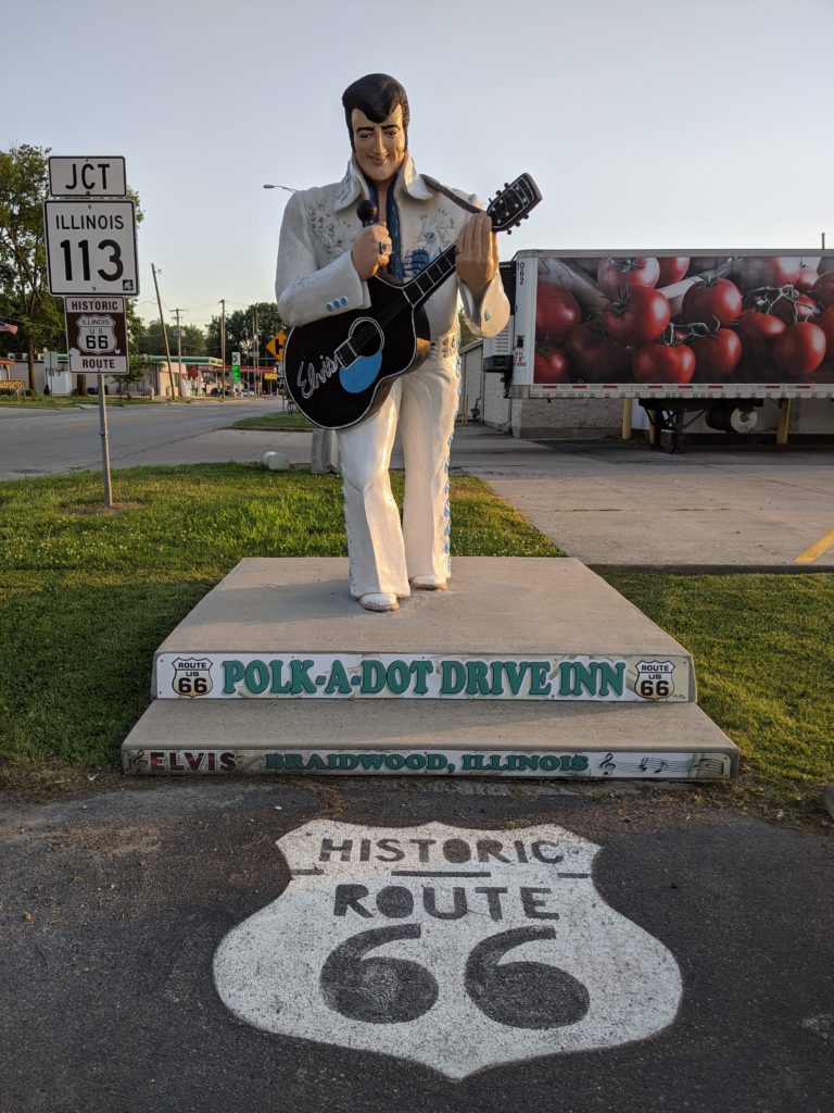Route 66 Road Trip: Polka Dot Drive-in Cafe in Braidwood, IL