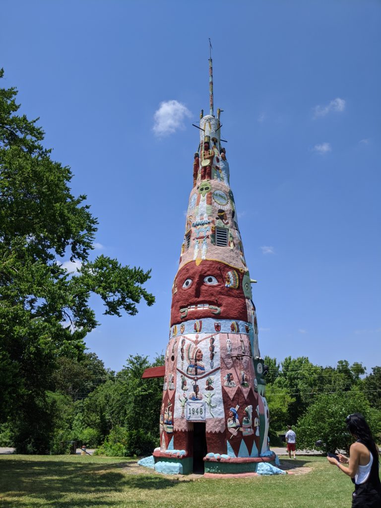 Route 66 Road Trip: Ed Galloway's Totem Pole Park in Chelsea, OK