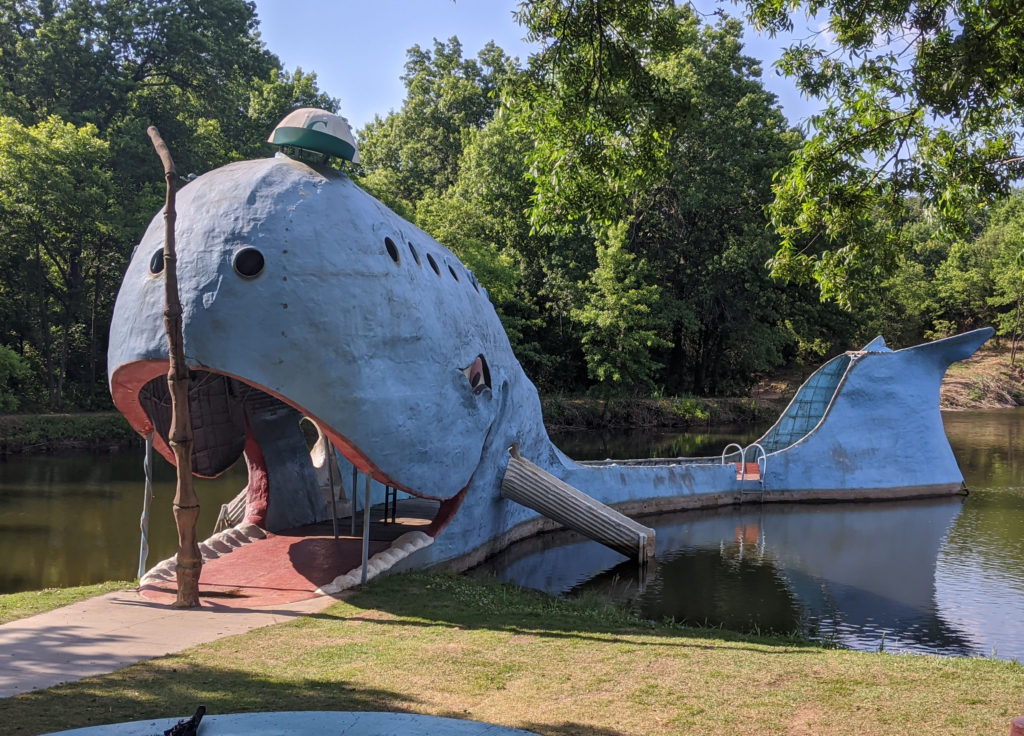 Route 66 Road Trip: The Blue Whale in Catoosa, OK