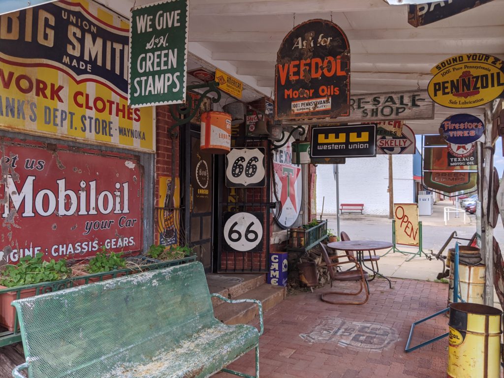 Route 66 Road Trip: Sandhills Curiosity Shop in Erik, OK