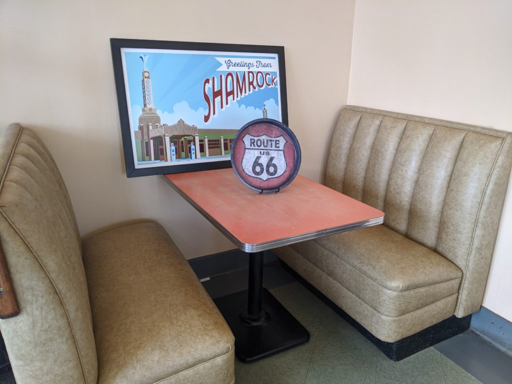Route 66 Road Trip: U-Drop Inn Café in Shamrock, TX