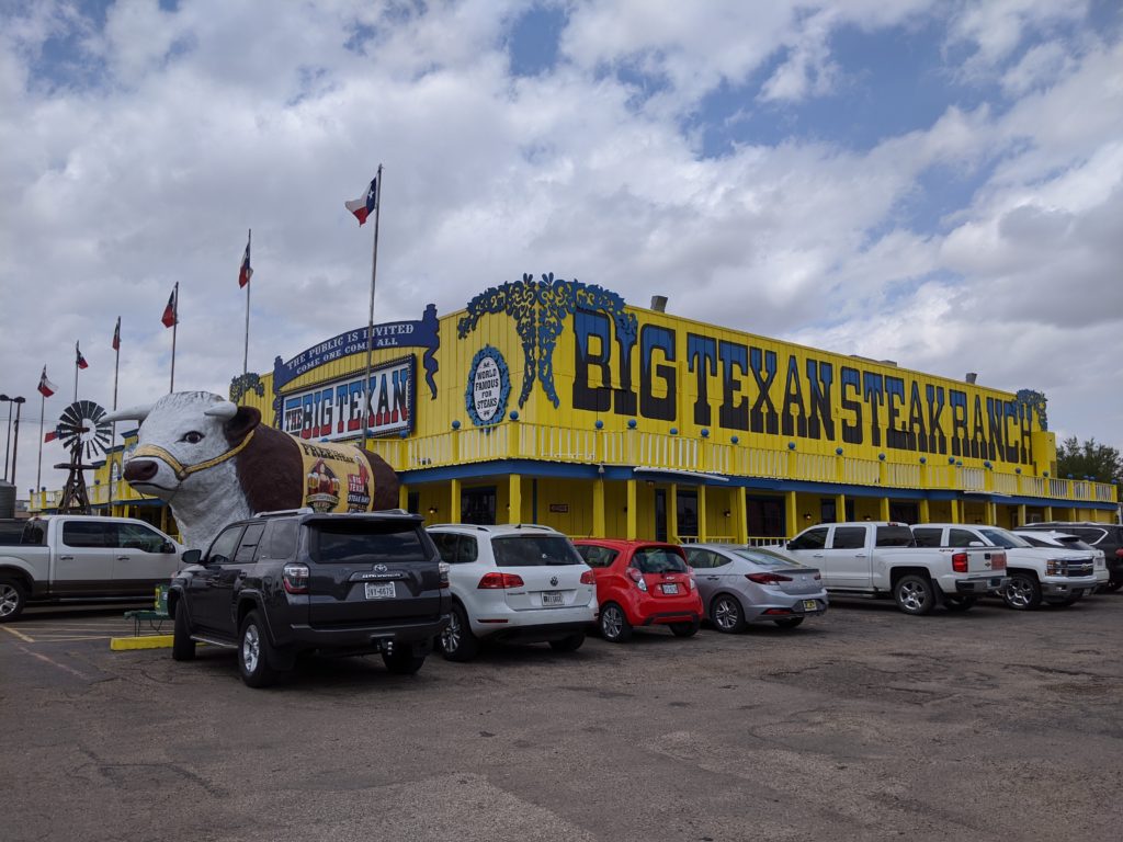 Route 66 Road Trip: The Big Texan Steak Ranch & Brewery in Amarillo, Texas