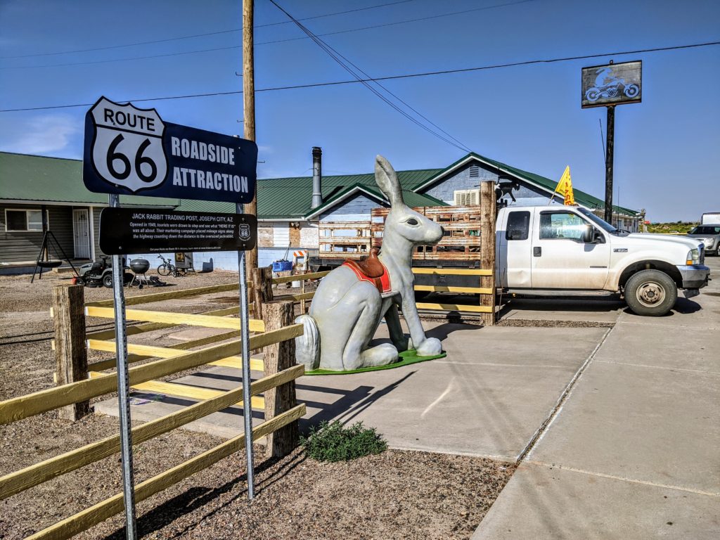Route 66 Road Trip: Jack Rabbit Trading Post in Joseph City, Arizona