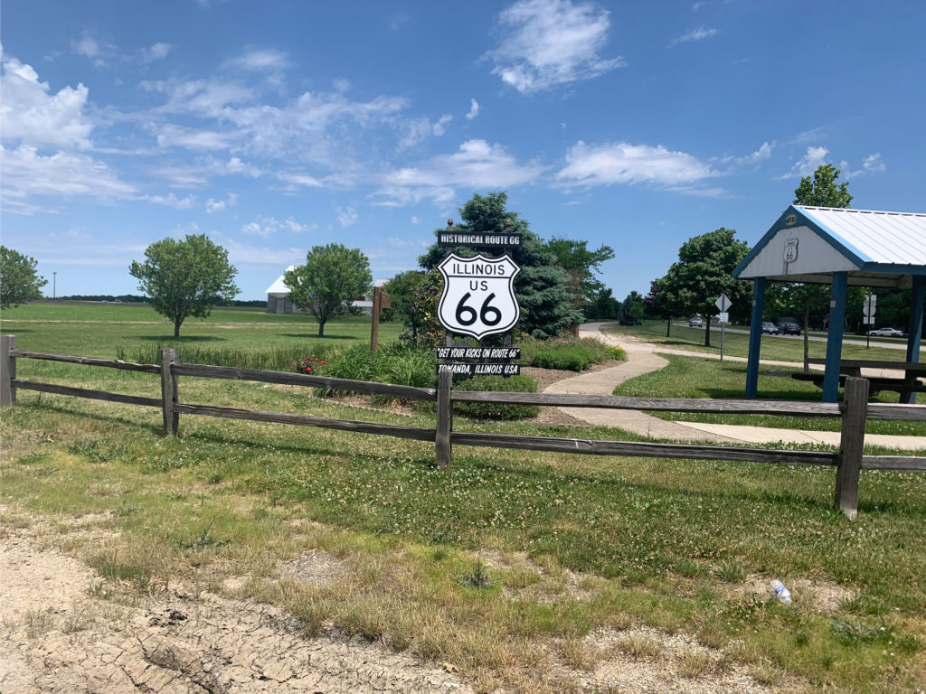 Route 66 Road Trip: Dead Man's Curve in Towanda, IL