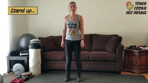 Set your Tough Cookie Self Defense boundaries with your Ready Stance