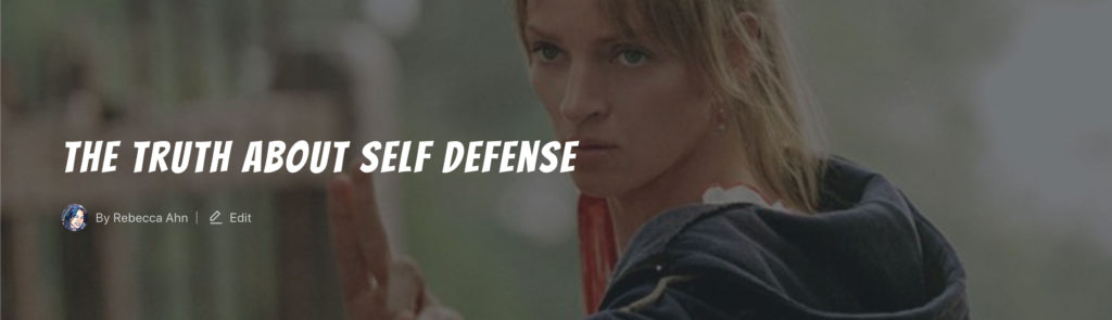 Read my Tough Cookie Travel article to learn the truth about women's self defense