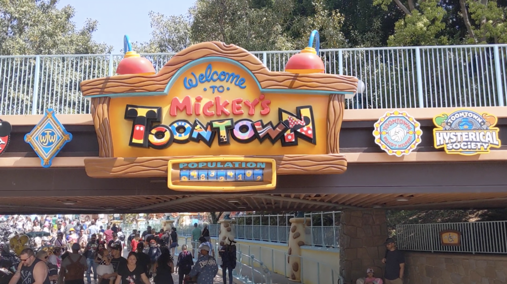 Visit Mickey's Toon Town at Disneyland